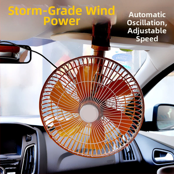 Automobilski ventilator, 40W, model s jednim lampom