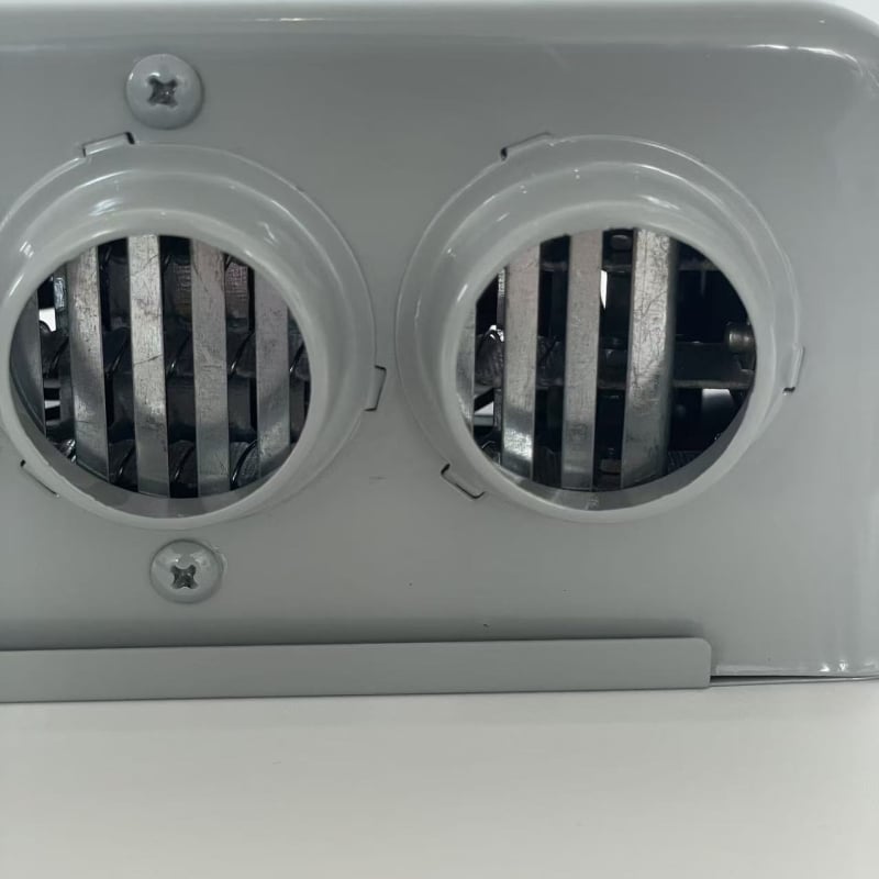 Auto grijač s tri otvora, siva, 12V/24V, 500W, odmrzivač