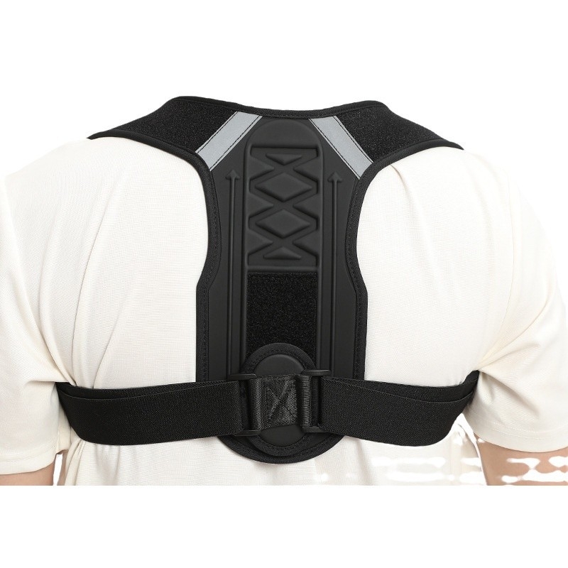 Hátsó testtartás-korrigáló öv, EVA habos nyitott kialakítás, lélegző hátsó támasz, állítható, Modell XWD-XX01
