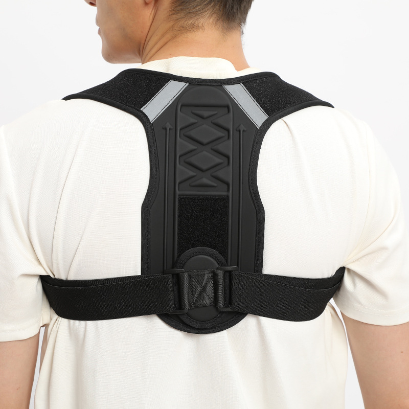 Hátsó testtartás-korrigáló öv, EVA habos nyitott kialakítás, lélegző hátsó támasz, állítható, Modell XWD-XX01