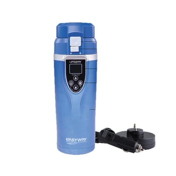 Automobilski električni grijač za vodu u šalice - plastično kućište, unutarnji tank od nehrđajućeg čelika; 120W, 12-24V, model FCC-350LC, marka Fu neng/platinum