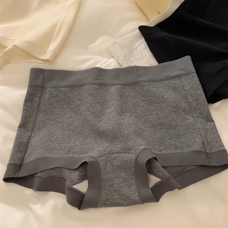 Lenjerie 2 în 1 pentru femei – bumbac, talie medie, respirabilă, anti-expunere, antibacteriană