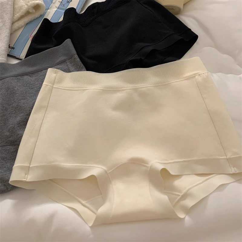 Lenjerie 2 în 1 pentru femei – bumbac, talie medie, respirabilă, anti-expunere, antibacteriană