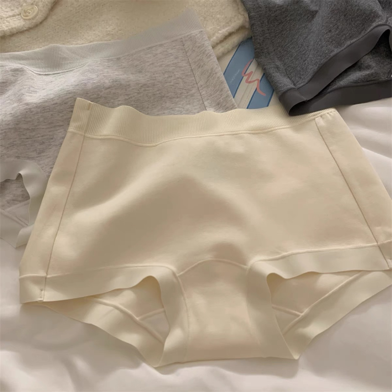 Lenjerie 2 în 1 pentru femei – bumbac, talie medie, respirabilă, anti-expunere, antibacteriană