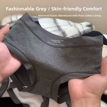 Chiloți pentru femei din bumbac pur, stil casual japonez retro — talie medie, respirabil, 90–95% bumbac, căptușeală din bumbac în zona inghinală