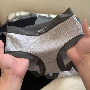 Chiloți pentru femei din bumbac pur, stil casual japonez retro — talie medie, respirabil, 90–95% bumbac, căptușeală din bumbac în zona inghinală