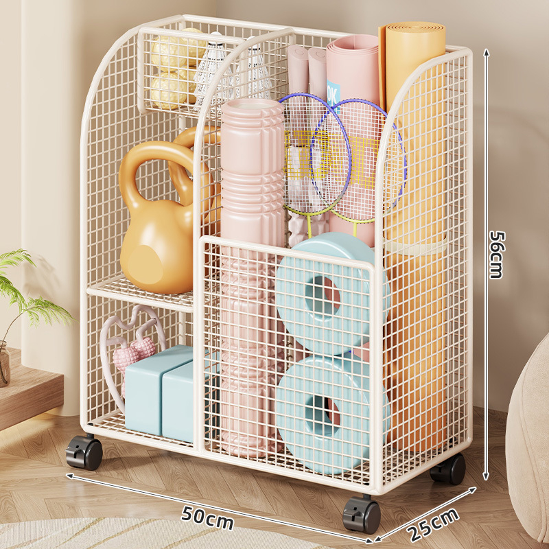 Съхранителна кошница за йога матове, фитнес оборудване и баскетбол – от желязо, марка Evesigar/isi home, модел 2287213467688077312, стил: модерен минимализъм