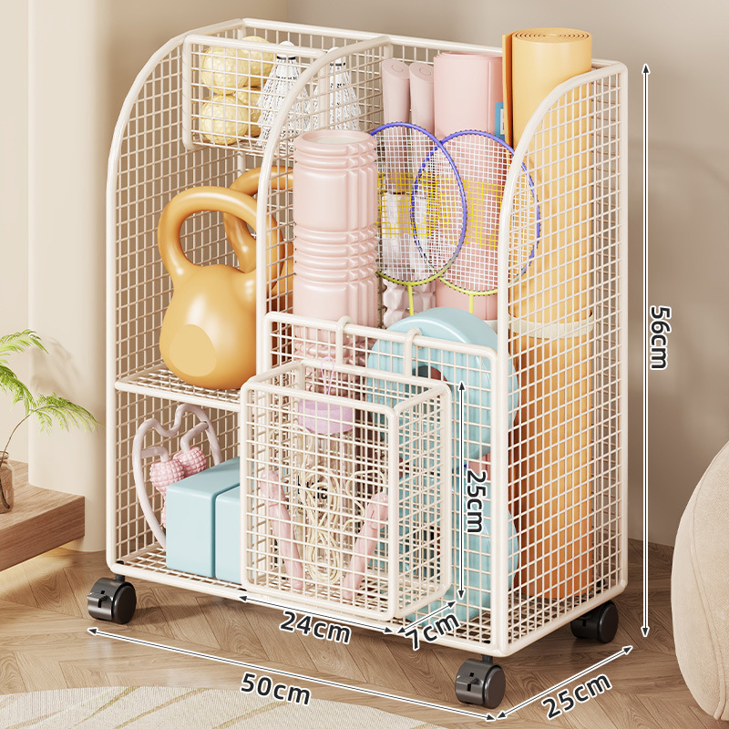 Съхранителна кошница за йога матове, фитнес оборудване и баскетбол – от желязо, марка Evesigar/isi home, модел 2287213467688077312, стил: модерен минимализъм