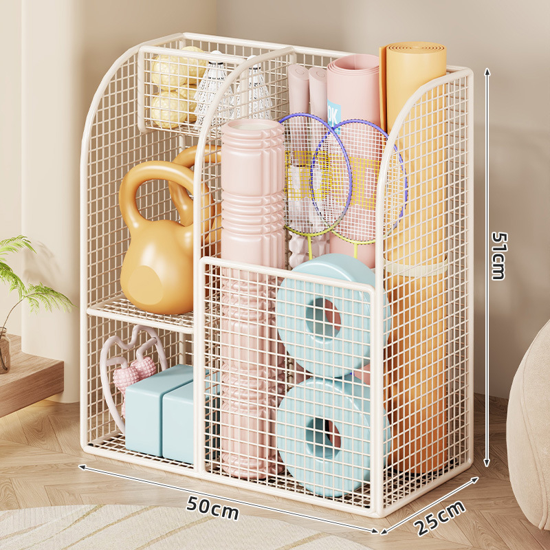 Съхранителна кошница за йога матове, фитнес оборудване и баскетбол – от желязо, марка Evesigar/isi home, модел 2287213467688077312, стил: модерен минимализъм