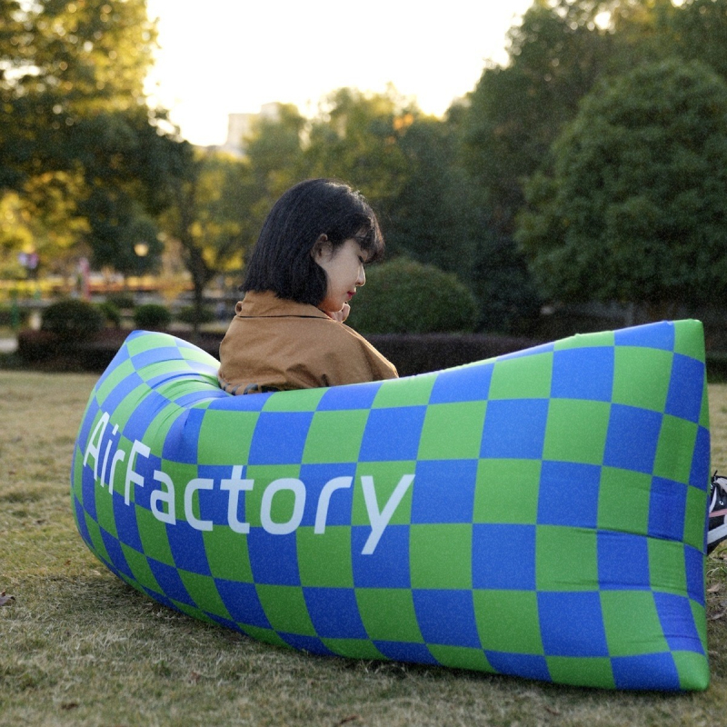 Φουσκωτός καναπές εξωτερικού χώρου - φορητό μοντέλο κάμπινγκ, πολυεστέρας, βάρος 600 g, μέγιστο φορτίο 400, προέλευση Zhejiang