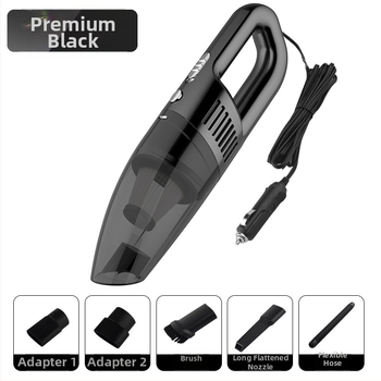 Prenosný ručný vysávač do auta, nabíjateľný, 7,4 V, 120 W, sací výkon 7500 Pa