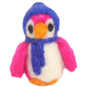 Pingvin od pliša – broš u crtani stil, dekorativno, dar, ekološki prihvatljiv obrad, porijeklo Chongqing, jesen 2022