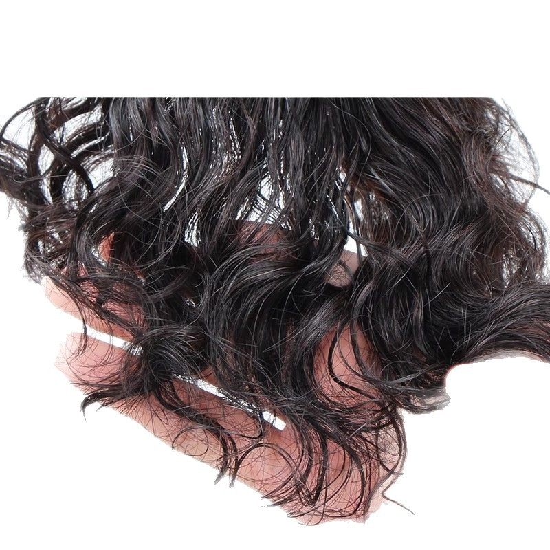 Dio kose za periku od pravih vlasi – kovrčav, volumen; ručno tkan, prirodna boja kože, brend yifeng