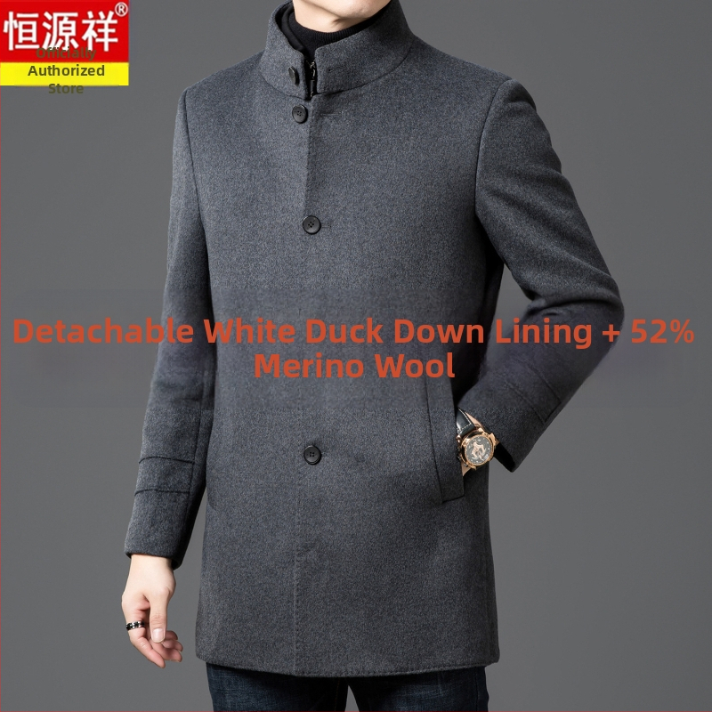 Corduroy kabát álló gallérral, egyrendben záródó, lazán szabott, patch zsebek