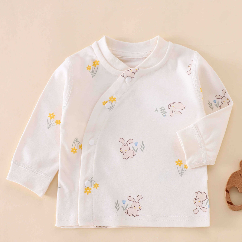 Unisex dječji top od 100% pamuka, Brushed, V-izrez, bez kapuljače, za proljeće i jesen