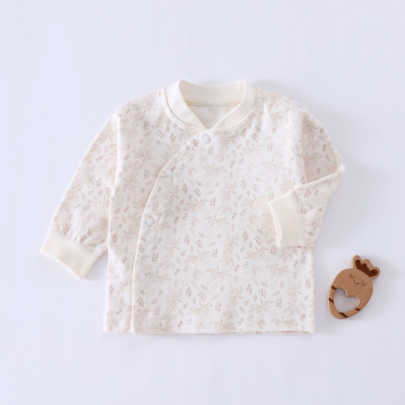 Unisex dječji top od 100% pamuka, Brushed, V-izrez, bez kapuljače, za proljeće i jesen