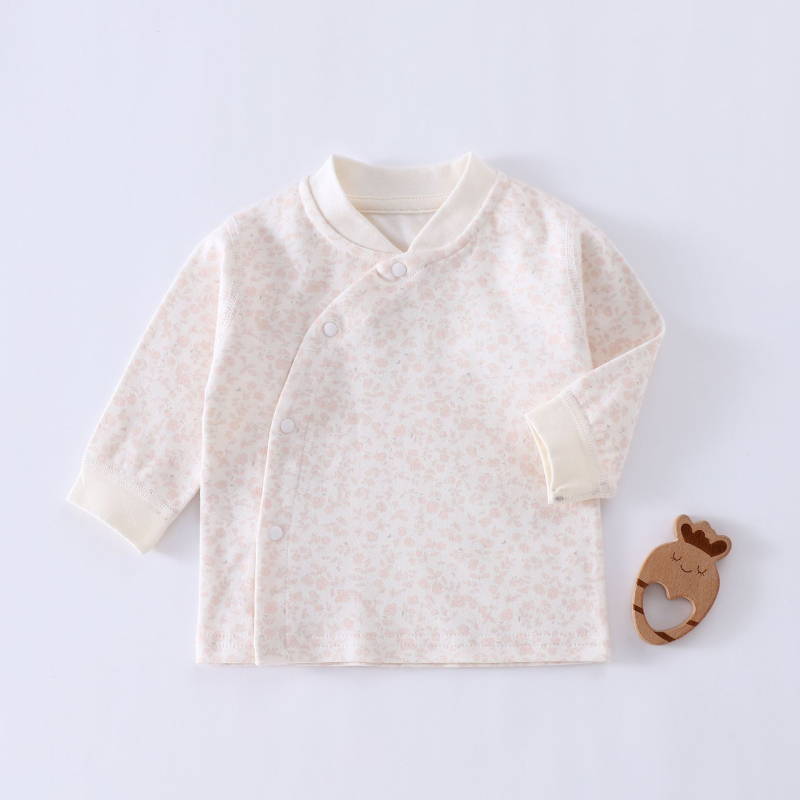 Unisex dječji top od 100% pamuka, Brushed, V-izrez, bez kapuljače, za proljeće i jesen