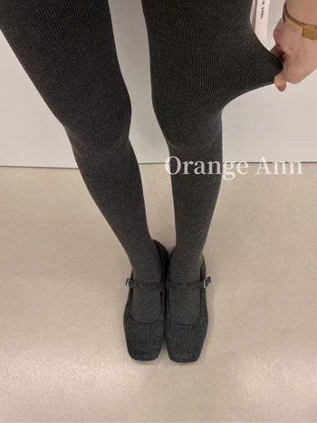 Colanți cu căptușeală fleece, stil coreean, poliester, groși și calzi, elasticitate ridicată