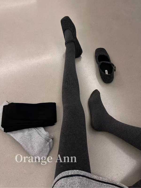 Colanți cu căptușeală fleece, stil coreean, poliester, groși și calzi, elasticitate ridicată