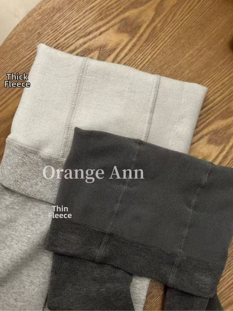 Colanți cu căptușeală fleece, stil coreean, poliester, groși și calzi, elasticitate ridicată