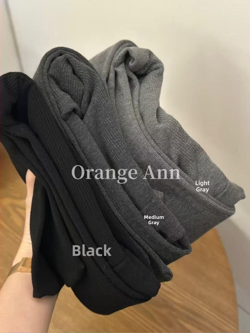 Colanți cu căptușeală fleece, stil coreean, poliester, groși și calzi, elasticitate ridicată