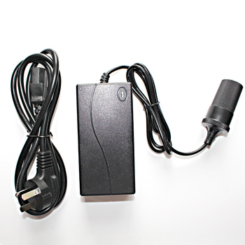 Auto električni adapter — pretvarač 220V u 12V, 60W, utičnica za cigaretu, ABS plast