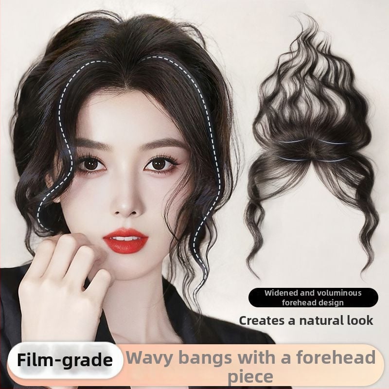 Perucă cu breton pentru femei — model Lh133, material: K silk/p silk, tehnologie de procesare: mecanism, tip breton: drept sau înclinat