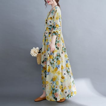 Haljina od brokarda s pulover krojem, dugi rukavi, okrugli izrez, elastični pojas, srednja duljina, street stil