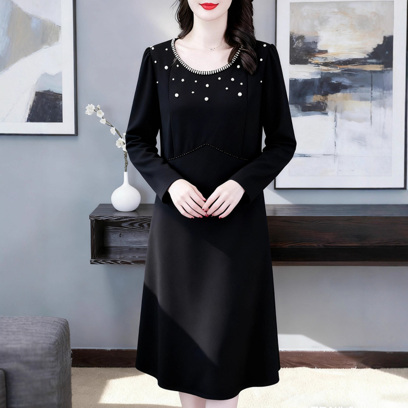 Šifonska haljina, 90–95% poliester, sekundarni poliester <30%, elegantan stil za svakodnevne prilike, duljina haljine 99 cm