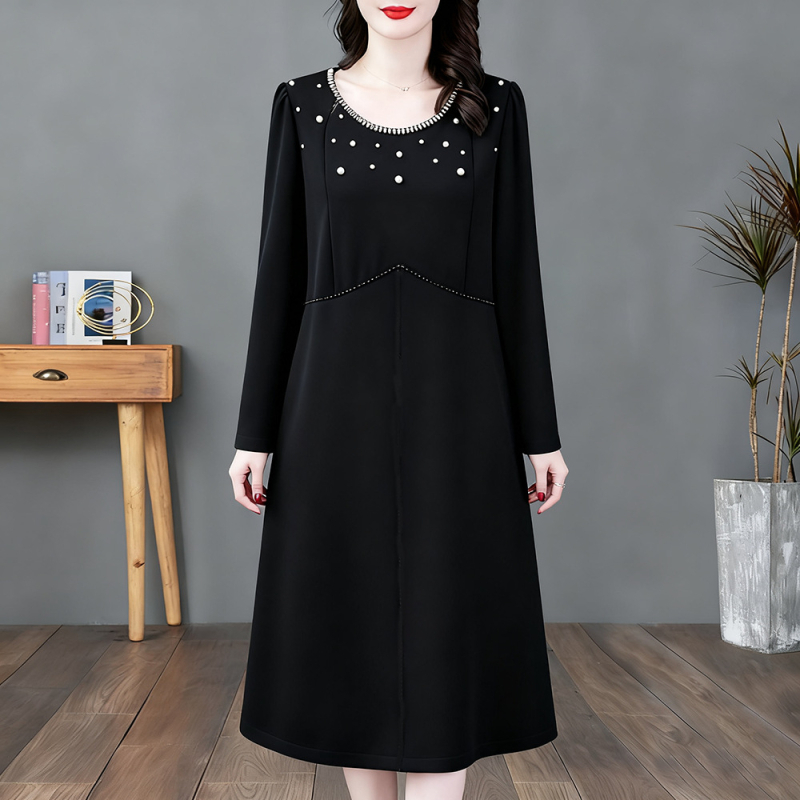 Šifonska haljina, 90–95% poliester, sekundarni poliester <30%, elegantan stil za svakodnevne prilike, duljina haljine 99 cm