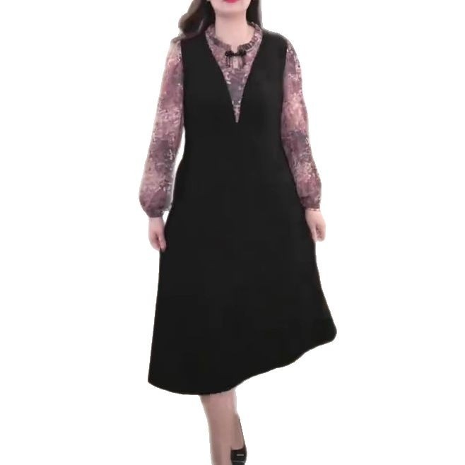 Haljina od čipke šifona – Proljeće 2025; Materijal: šifon; Poliester 90–95%; Duljina: 99 cm; Elegantnog stila