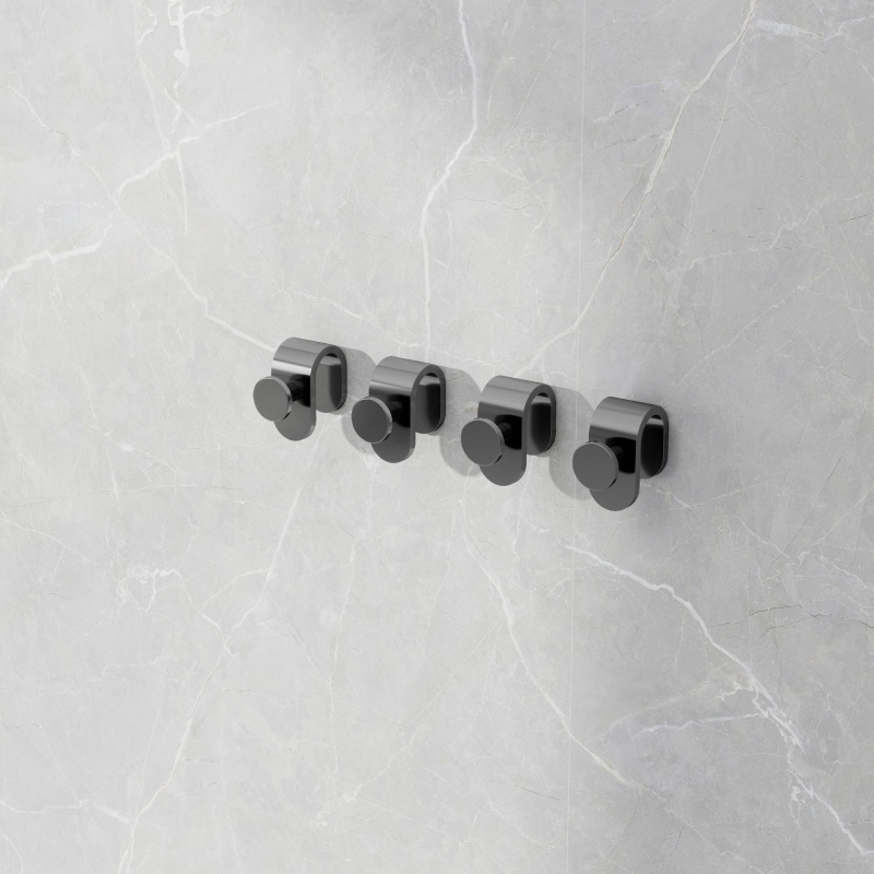 Električni grijani stalak za ručnike u kupaonici, aluminijska legura, 3 etaže, s kukama, elektrostatni premaz, nosivost 20 kg