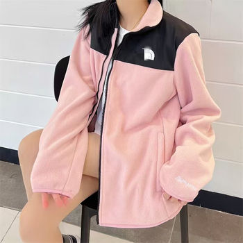 Unisex χειμερινό φλις μπουφάν με επένδυση από πολάρ φλίς, μονόχρωμο, σχέδιο 3-σε-1 εσωτερικού στρώματος