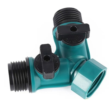 Πλαστικός σύνδεσμος βρύσης σε σχήμα Y για πλυντήριο, διπλής ροής, διανομέας νερού 1 προς 2