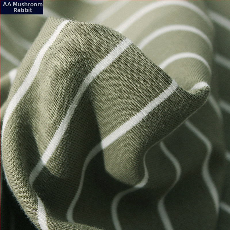 Pijamale pentru copii băieți, vară, din bumbac ușor, cu dungi, 95% bumbac, pentru copii 8+ ani (peste 140 cm), stil lejer