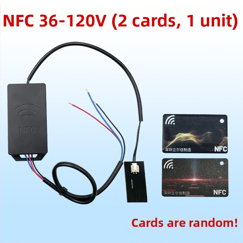 Scuter electric cu pornire fără cheie Bluetooth și citire card NFC, blocare anti-furt — model M_30_E2, 36–120V, încuție electronică, 100 g, impermeabil și reglabil