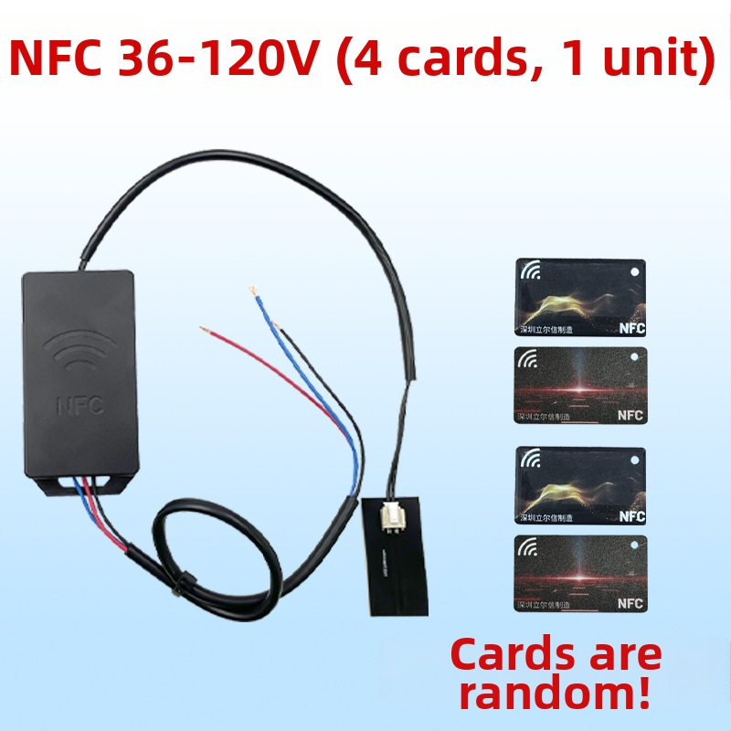 Scuter electric cu pornire fără cheie Bluetooth și citire card NFC, blocare anti-furt — model M_30_E2, 36–120V, încuție electronică, 100 g, impermeabil și reglabil