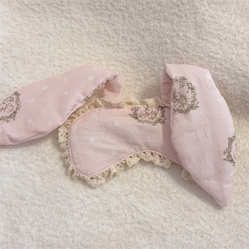 Ruoyang accesorii pentru cap – urechi de pisică / urechi de iepure, stil coreean, material textil, formă de floare, bandă pentru cap și elastic de păr