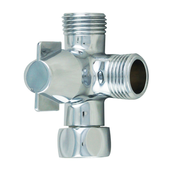 Tuš tri-putni razdjelnik s bakrenim tijelom, navojno spoj, 21 mm grana, model R3220-A, maksimalna temperatura 70°C