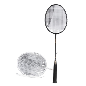 Ρακέτα Μπάντμιντον από ανθρακονήματα, ελαφριά, ενιαίου σχεδιασμού, ευθύς άξονας, 95–100 g, μεσαία σκληρότητα, κατάλληλη για αρχάριους