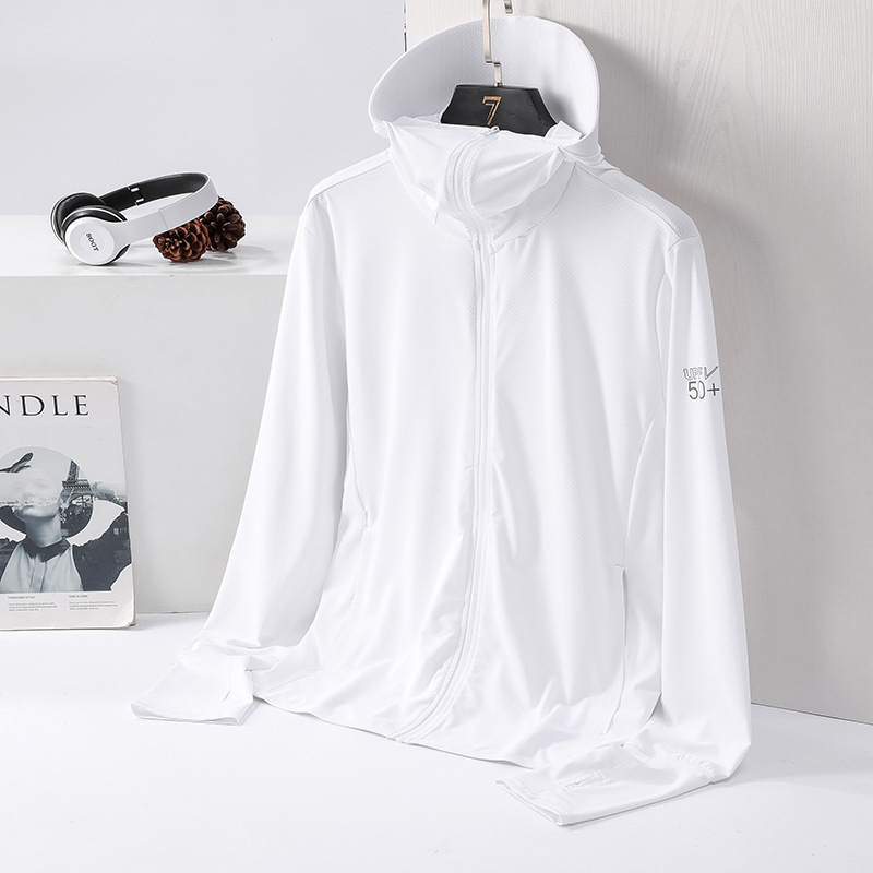 Unisex UV zaštitna outdoor jakna, lagana, prozračna, UPF50+, brzo se suši, poliester, kapuljača s odvojivom kapom