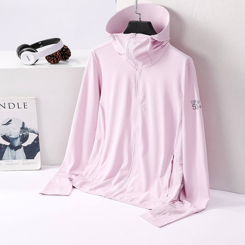 Unisex UV zaštitna outdoor jakna, lagana, prozračna, UPF50+, brzo se suši, poliester, kapuljača s odvojivom kapom