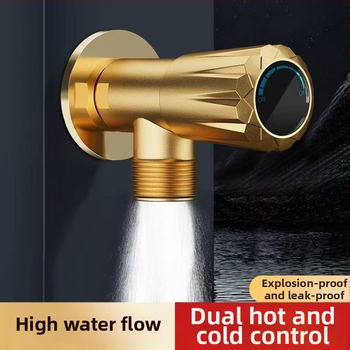 Uholový ventil, 201 nehrdzavejúca oceľ, na stenu, univerzálne použitie, vnútorný priemer 4 body, bežný tlak