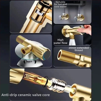 Uholový ventil, 201 nehrdzavejúca oceľ, na stenu, univerzálne použitie, vnútorný priemer 4 body, bežný tlak