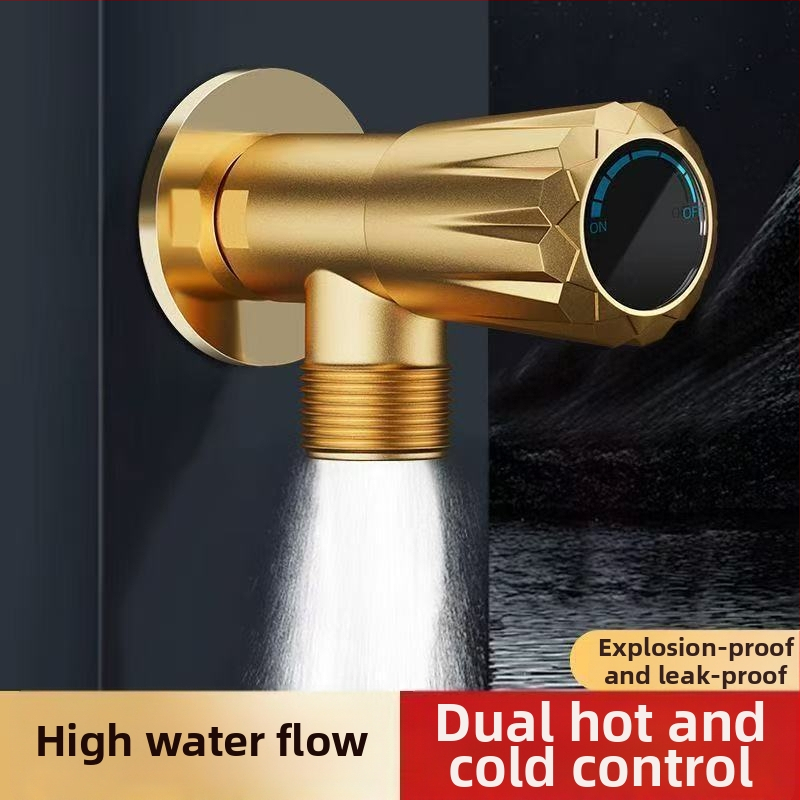 Uholový ventil, 201 nehrdzavejúca oceľ, na stenu, univerzálne použitie, vnútorný priemer 4 body, bežný tlak