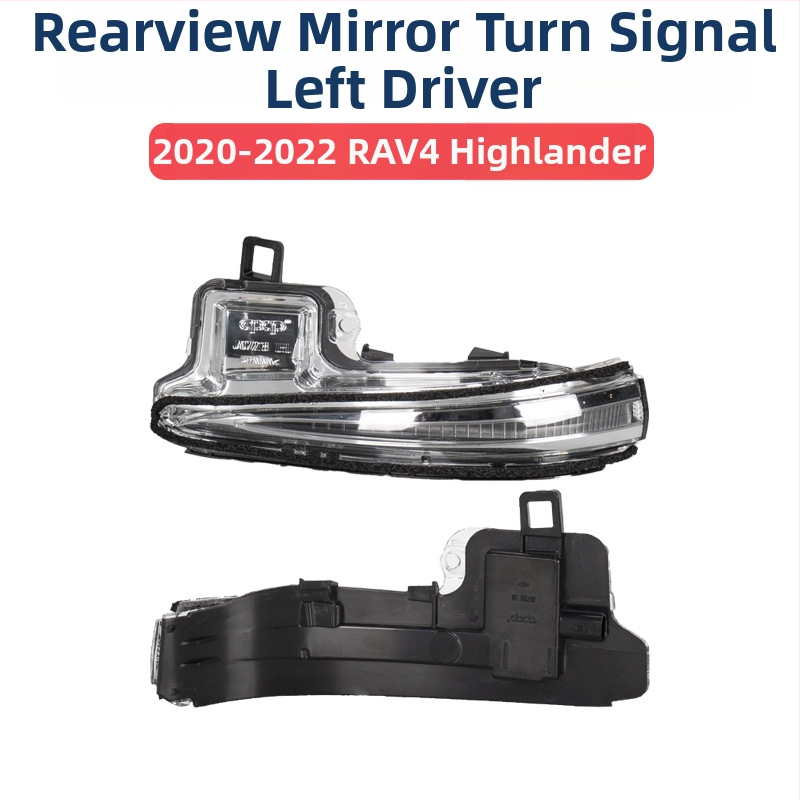 Carcasă oglindă retrovizoare cu semnalizare și ramă a lentilei pentru Toyota RAV4 2020-2022