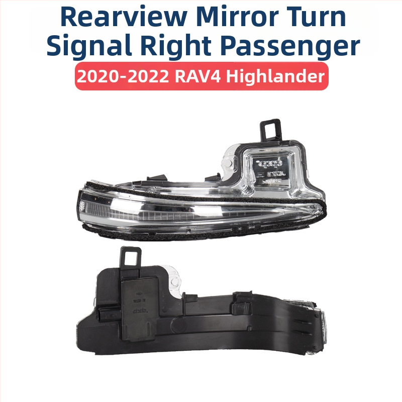 Carcasă oglindă retrovizoare cu semnalizare și ramă a lentilei pentru Toyota RAV4 2020-2022