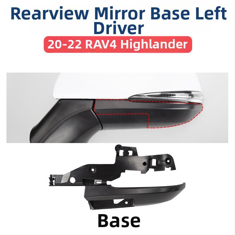 Carcasă oglindă retrovizoare cu semnalizare și ramă a lentilei pentru Toyota RAV4 2020-2022