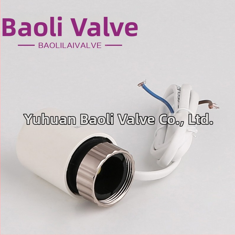 Elektrický vykurovací aktuátor pre rozdeľovač vody, špirálová konštrukcia, guľový typ