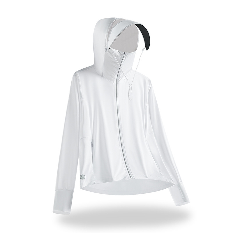 Kapuljačasti vanjski windbreaker s UV zaštitom, najlonom, brzo suši, prozračan, za ribolov i planinarenje